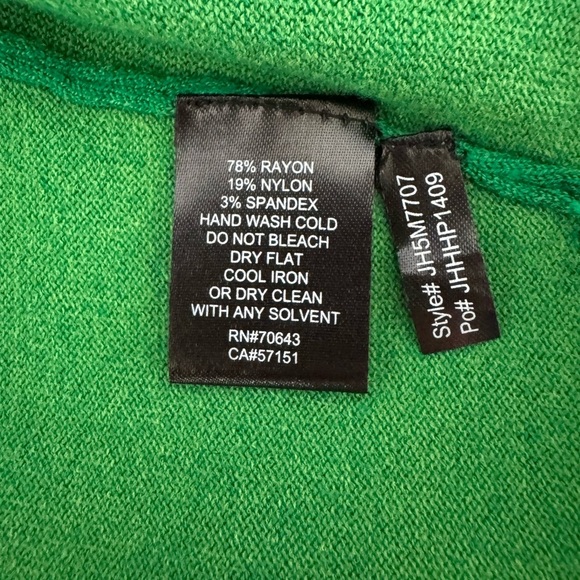 Jessica Howard Green Women's Shrug Size Small - Picture 5 of 7